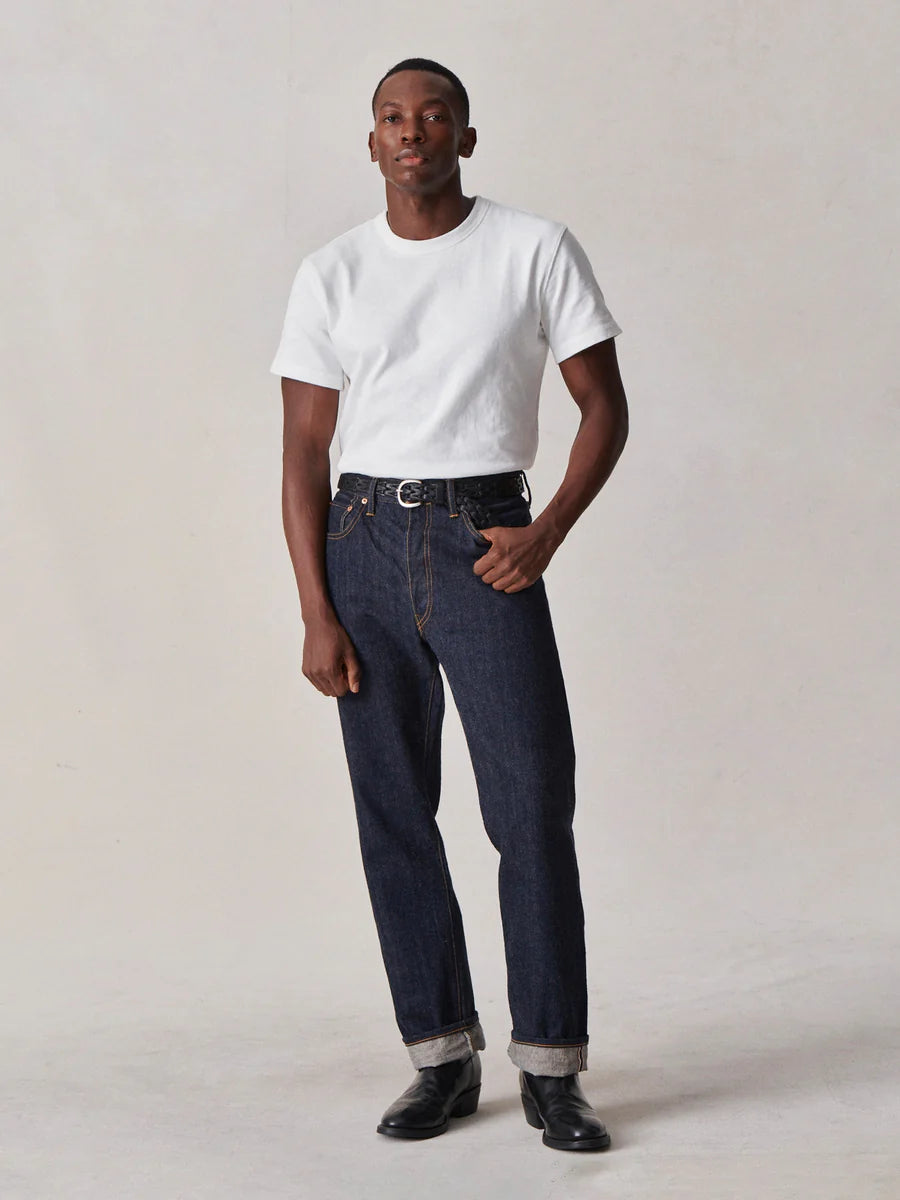 Japanese Loomstate Selvedge Full Saddle Jean