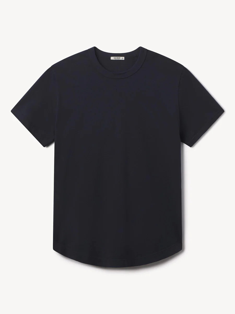 Pima Curved Hem Tee