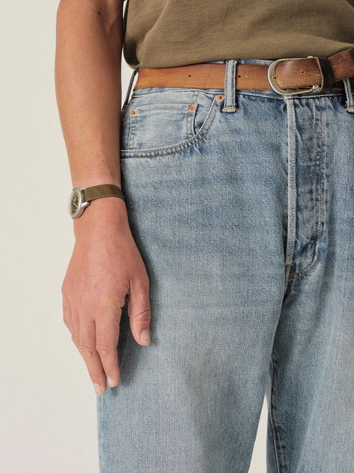 Japanese Denim Full Saddle Jean