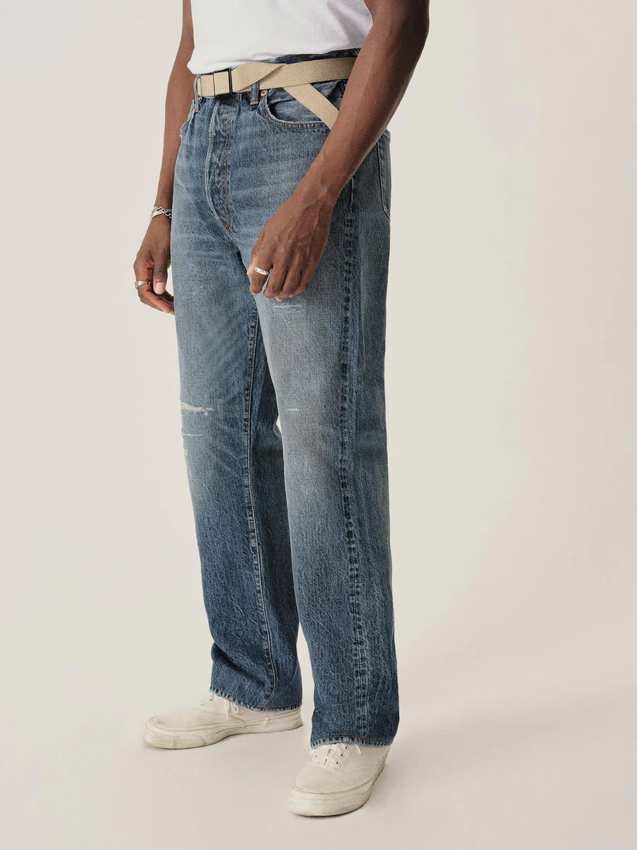 Japanese Loomstate Selvedge Full Saddle Jean
