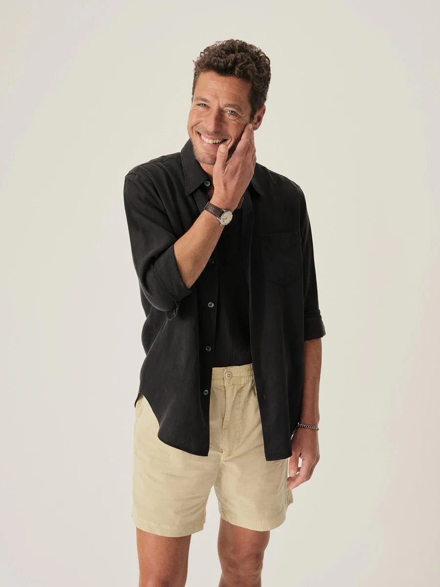 Draped Linen Lounge Lizard Shirt