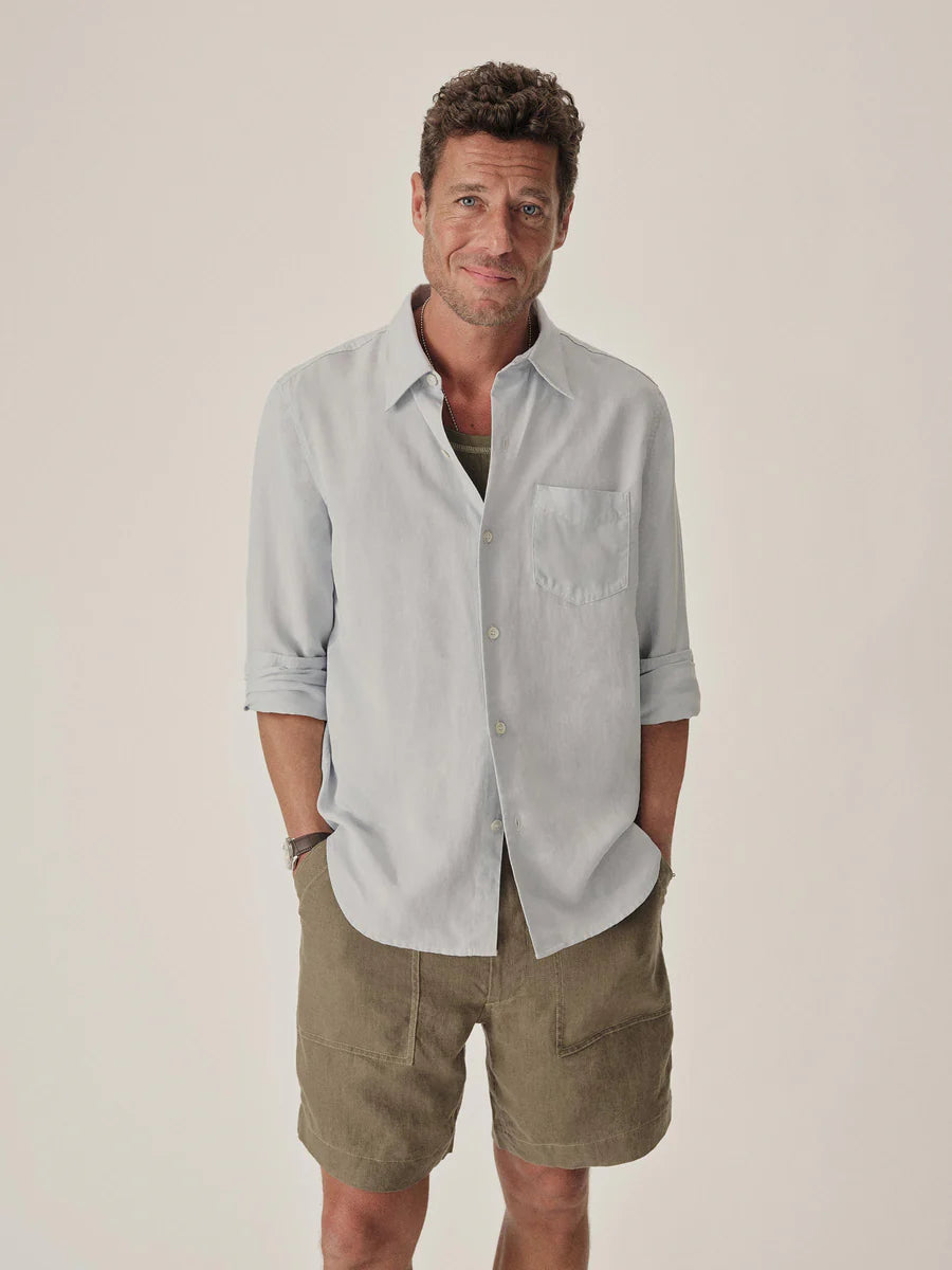 Draped Linen Lounge Lizard Shirt