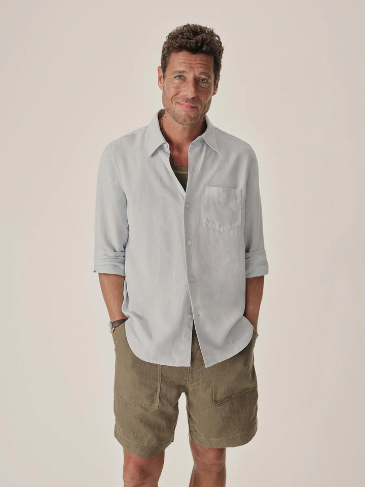 Draped Linen Lounge Lizard Shirt