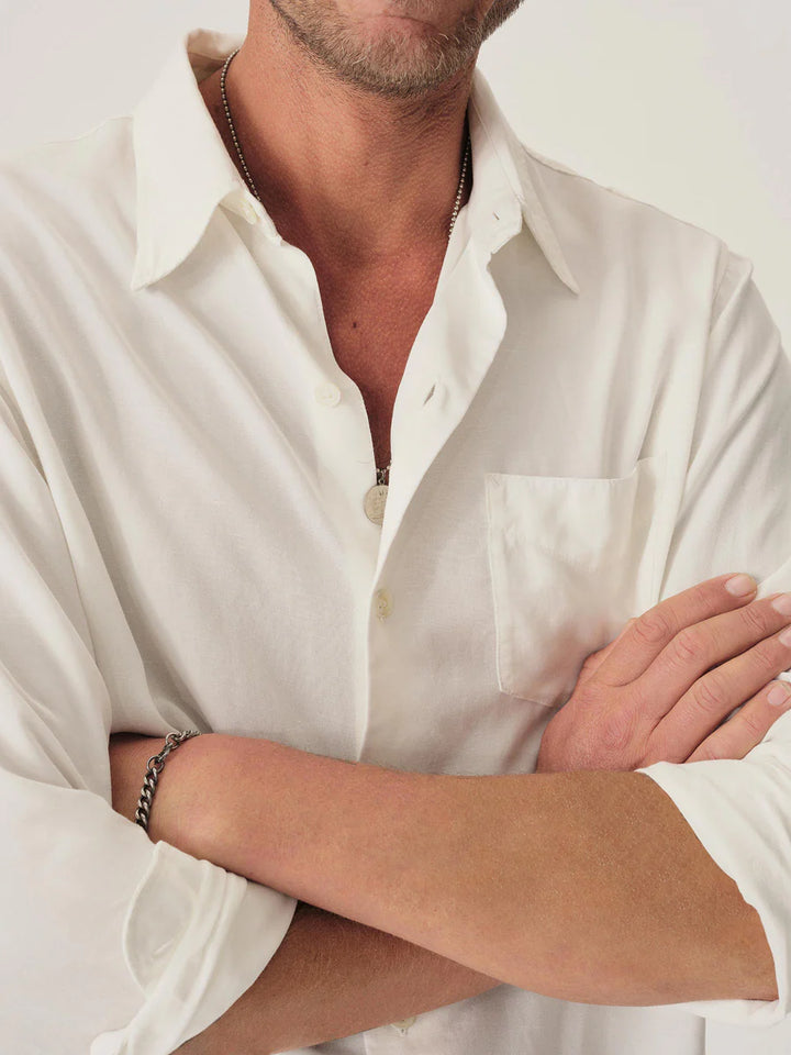 Draped Linen Lounge Lizard Shirt