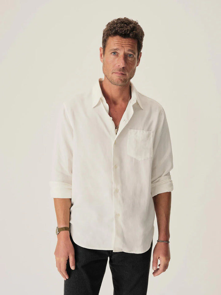Draped Linen Lounge Lizard Shirt