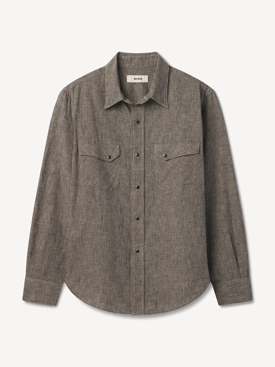 Linen/Cotton Pacific Drifter Western Shirt