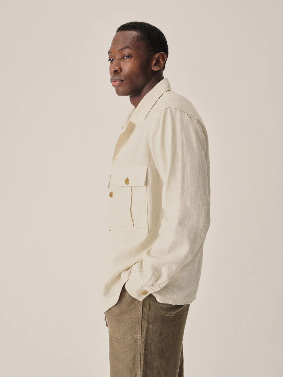 Loomed Linen P-43 Fatigue Shirt