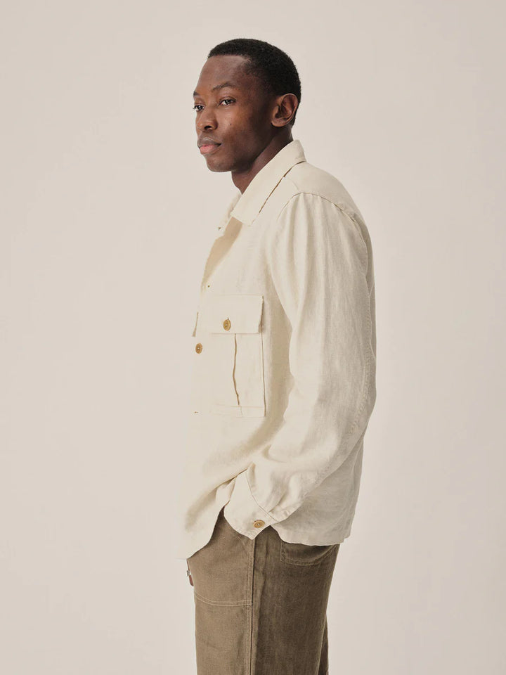Loomed Linen P-43 Fatigue Shirt