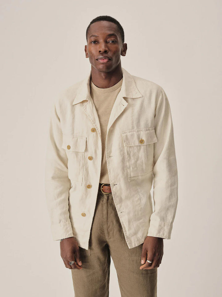 Loomed Linen P-43 Fatigue Shirt