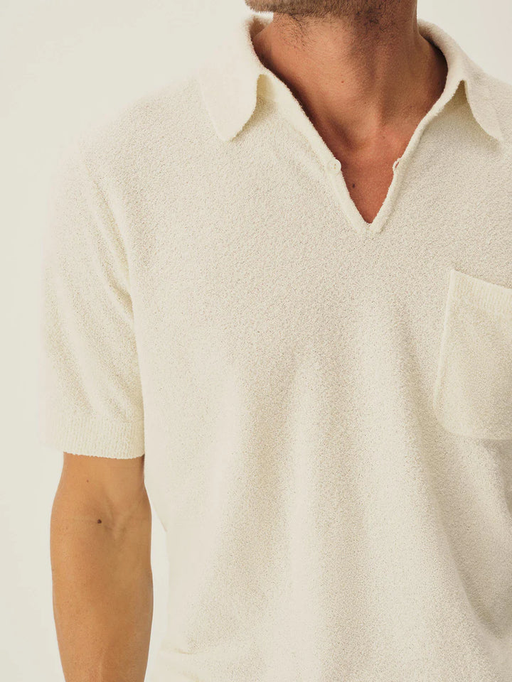 Cotton Loop Terry Polo