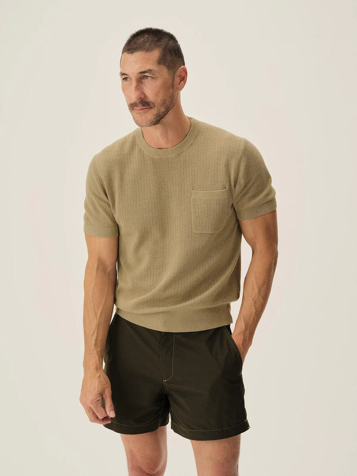 Yuma Hemp Rib Knit Pocket Tee
