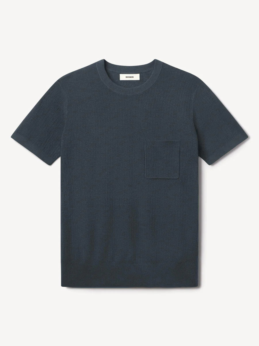 Yuma Hemp Rib Knit Pocket Tee