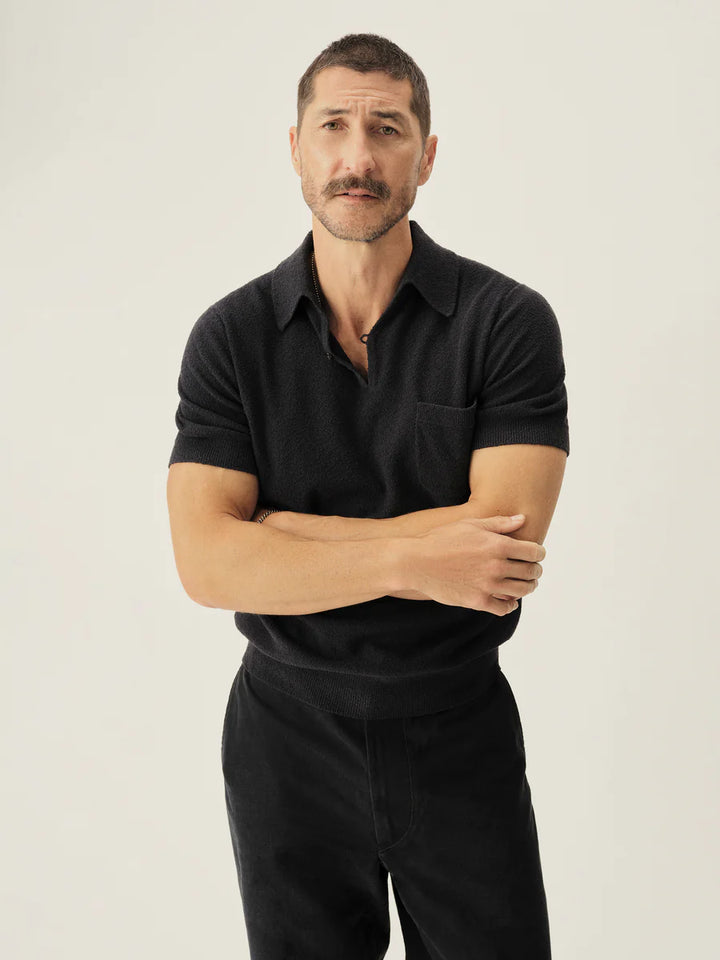 Cotton Loop Terry Polo