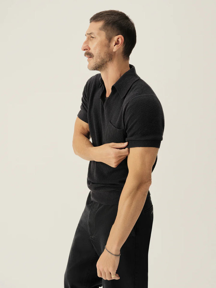 Cotton Loop Terry Polo