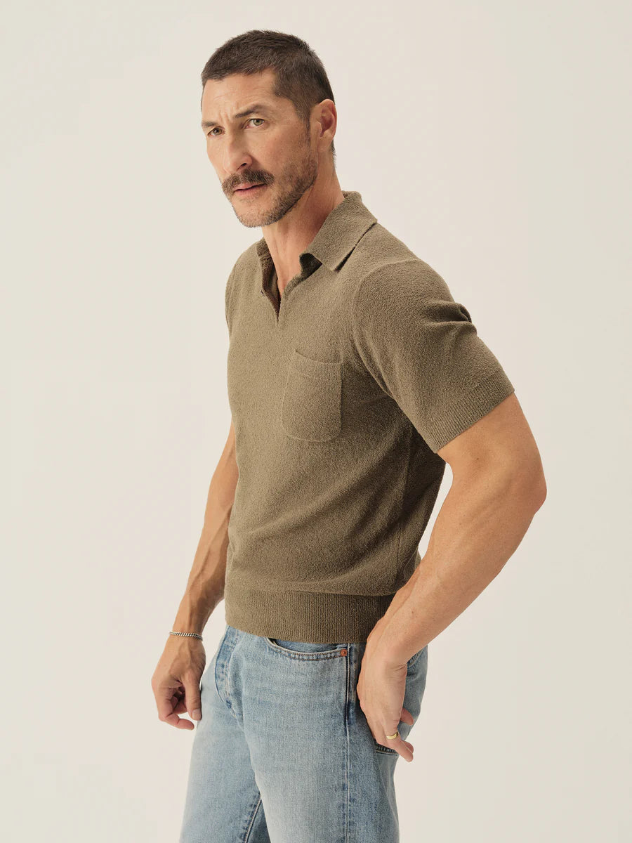 Cotton Loop Terry Polo