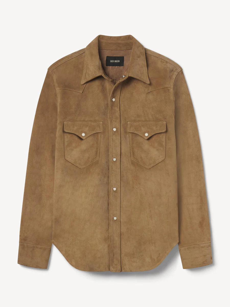 Panhandler Suede Western Shirt