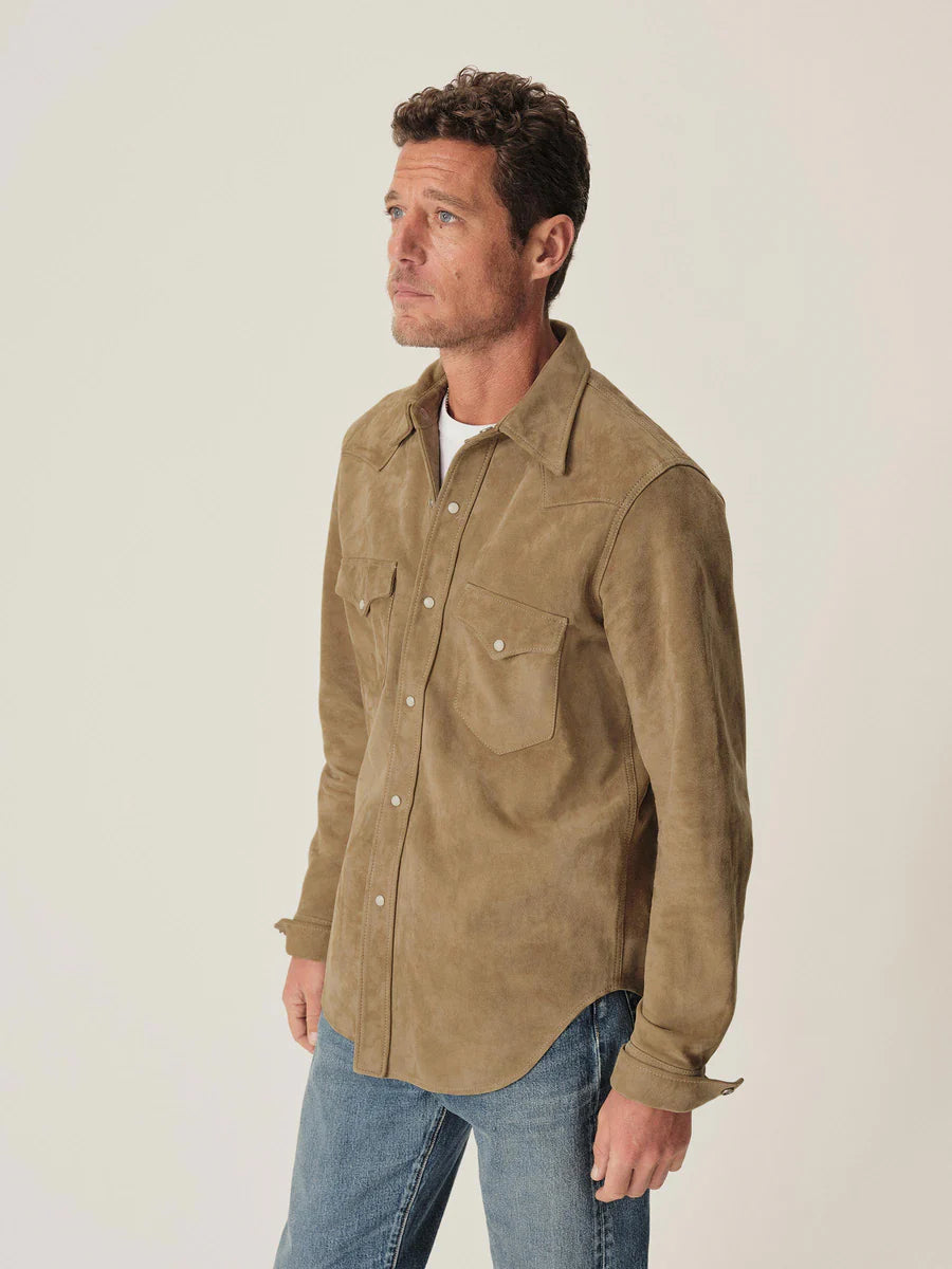 Panhandler Suede Western Shirt