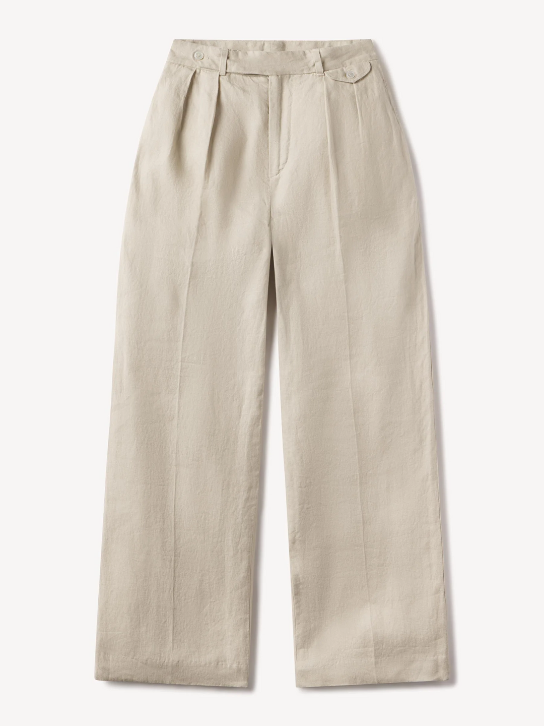 Riviera Linen Wide Leg Trouser
