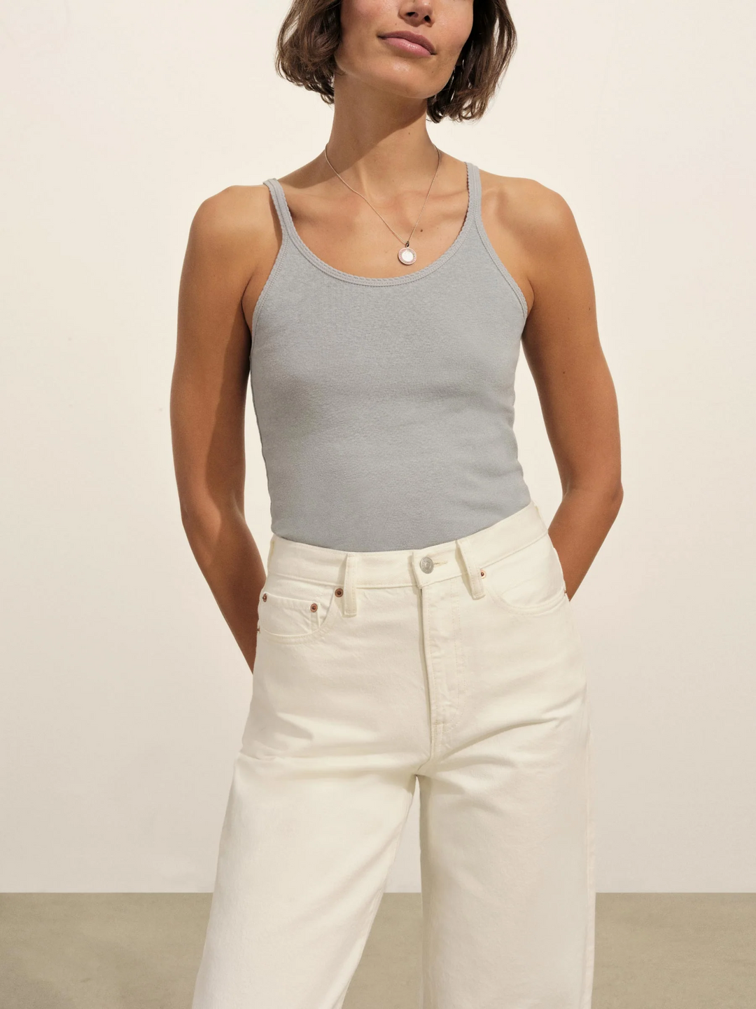 Heirloom Rib Scoop Tank