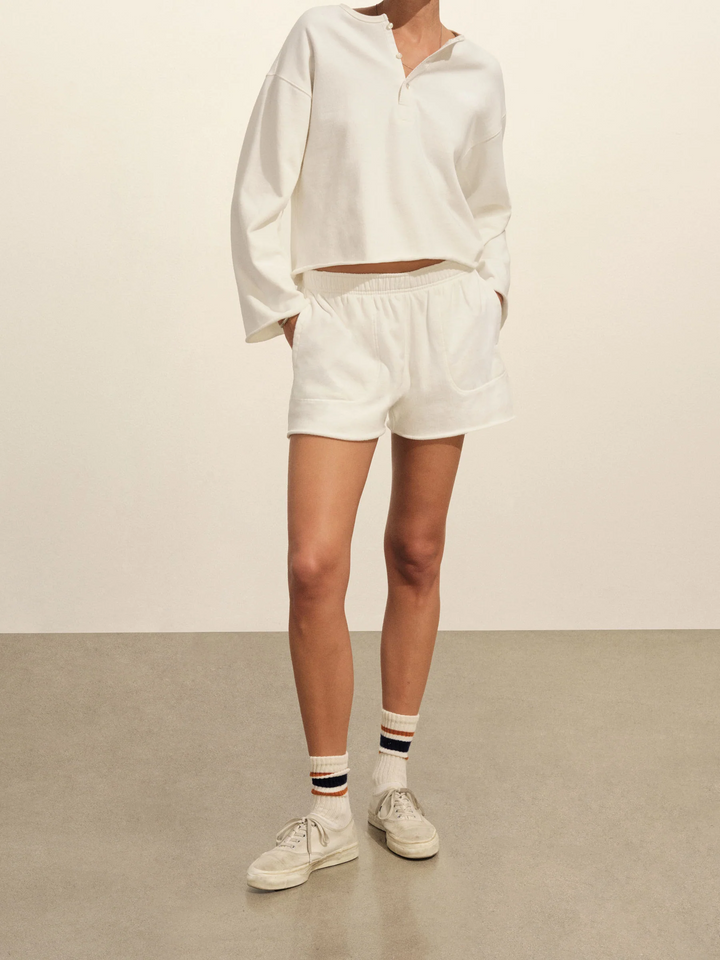 Tropez Terry Cloth Cut-Off Short