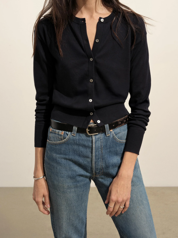 Featherweight Silk Cashmere Cardigan