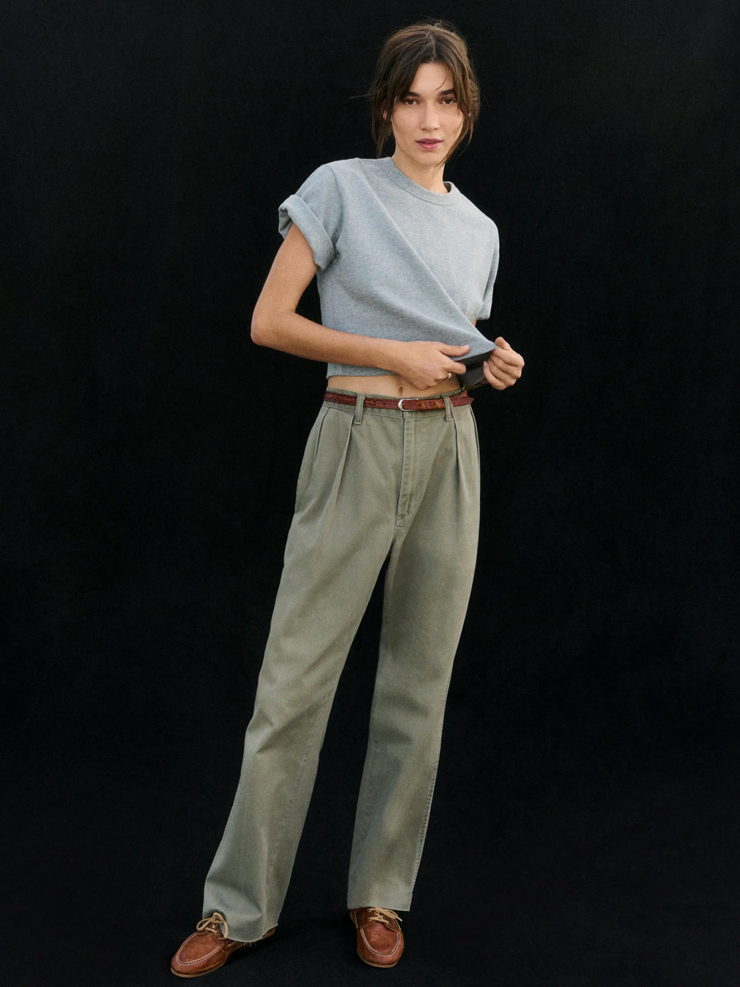 Field-Spec Boyfriend Crop Tee