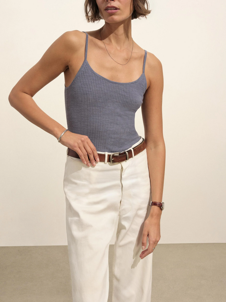 Coastal Linen Rib Camisole