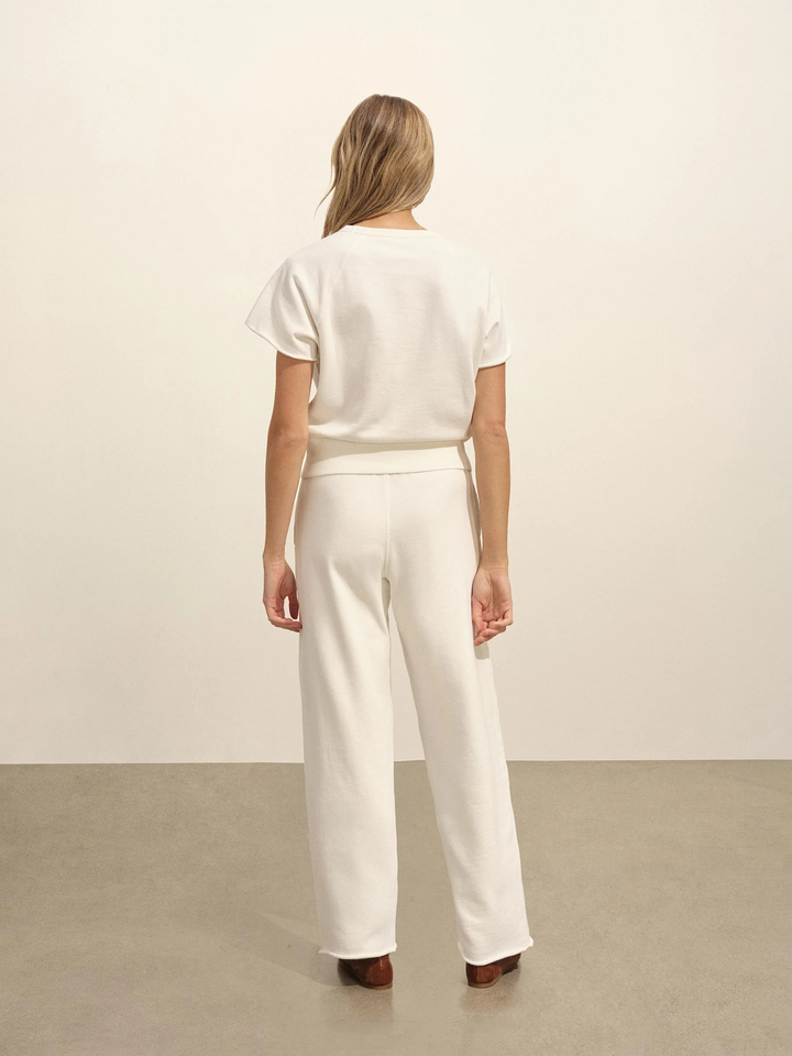 Tropez Terry Cloth Wide Leg Pant