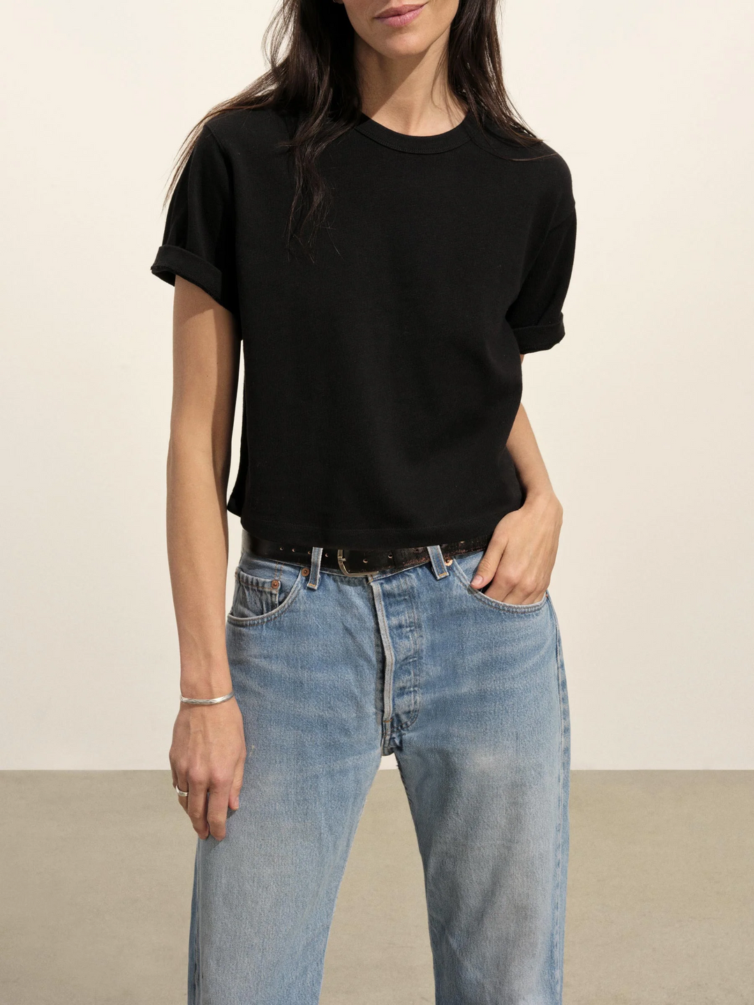 Field-Spec Boyfriend Crop Tee