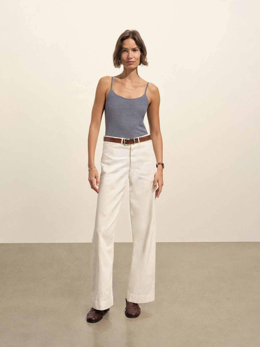 Coastal Linen Rib Camisole