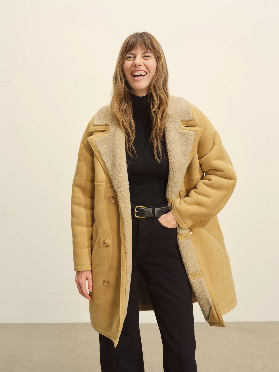 Roper Shearling Ranch Peacoat