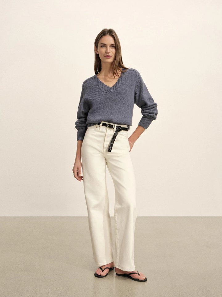 Soft Spun Boxy V-Neck