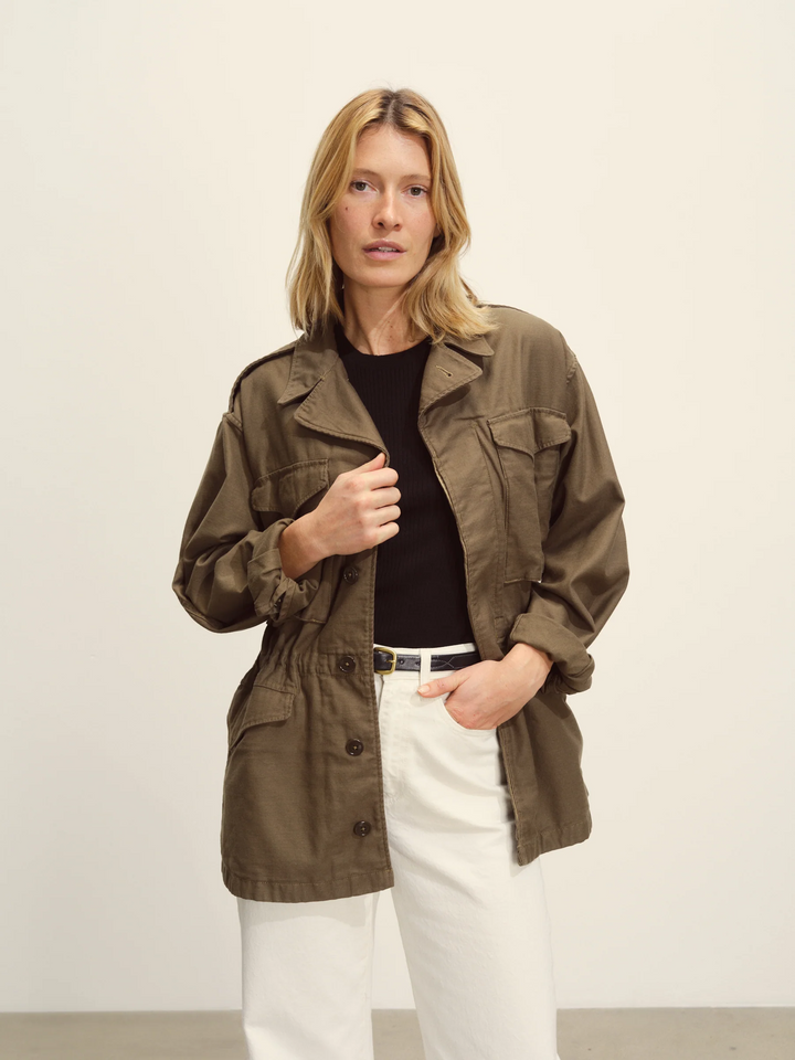Reverse Sateen Field Jacket