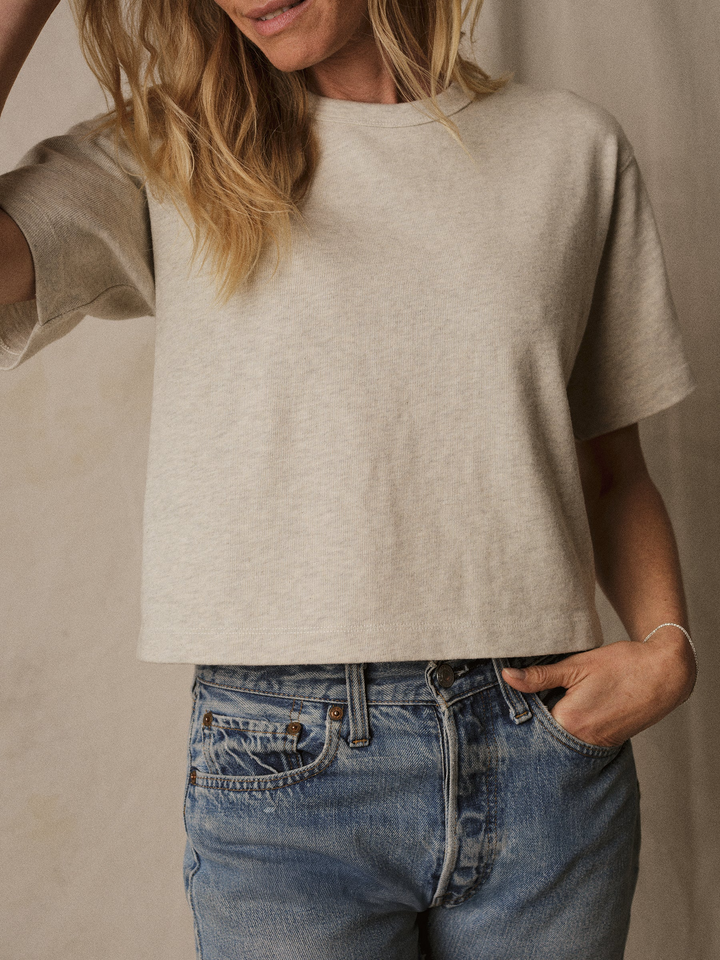 Field-Spec Boyfriend Crop Tee