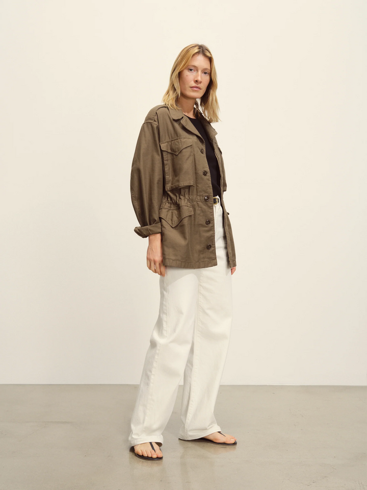 Reverse Sateen Field Jacket
