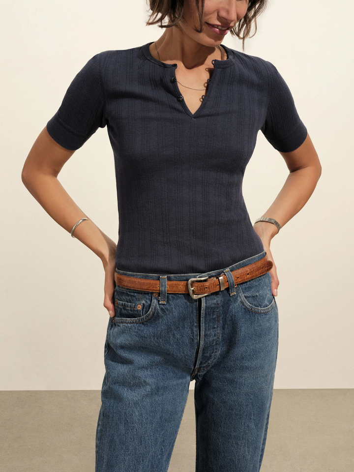 Heirloom Rib Base Henley