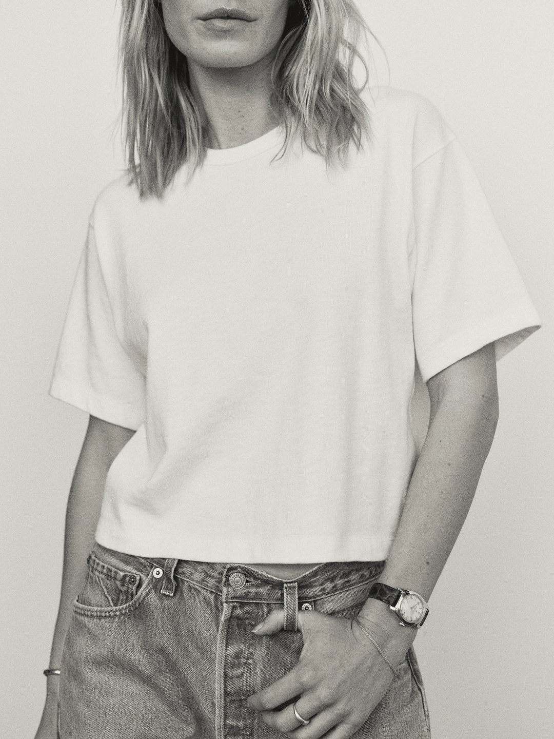 Field-Spec Boyfriend Crop Tee