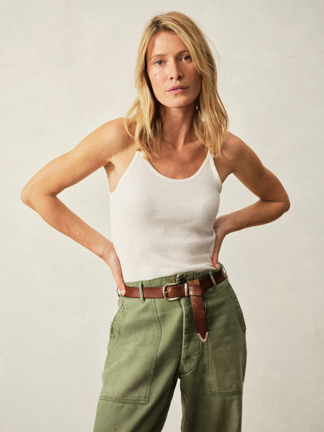 Heirloom Rib Scoop Tank