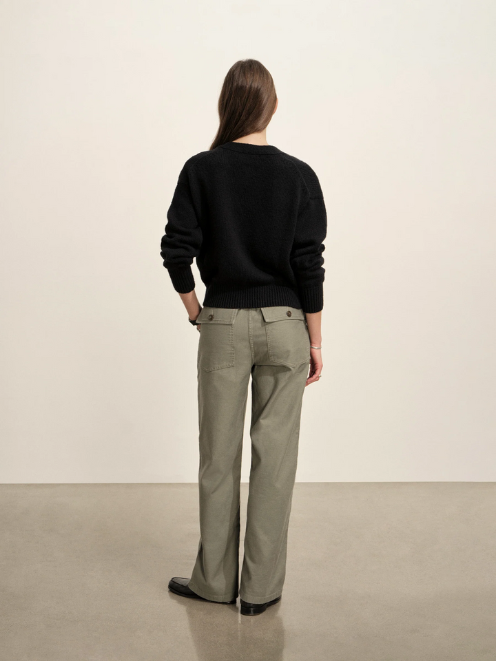 Soft Spun Cotton Boxy Cardigan