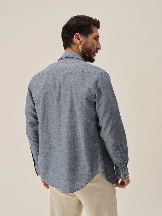 Linen/Cotton Pacific Drifter Western Shirt