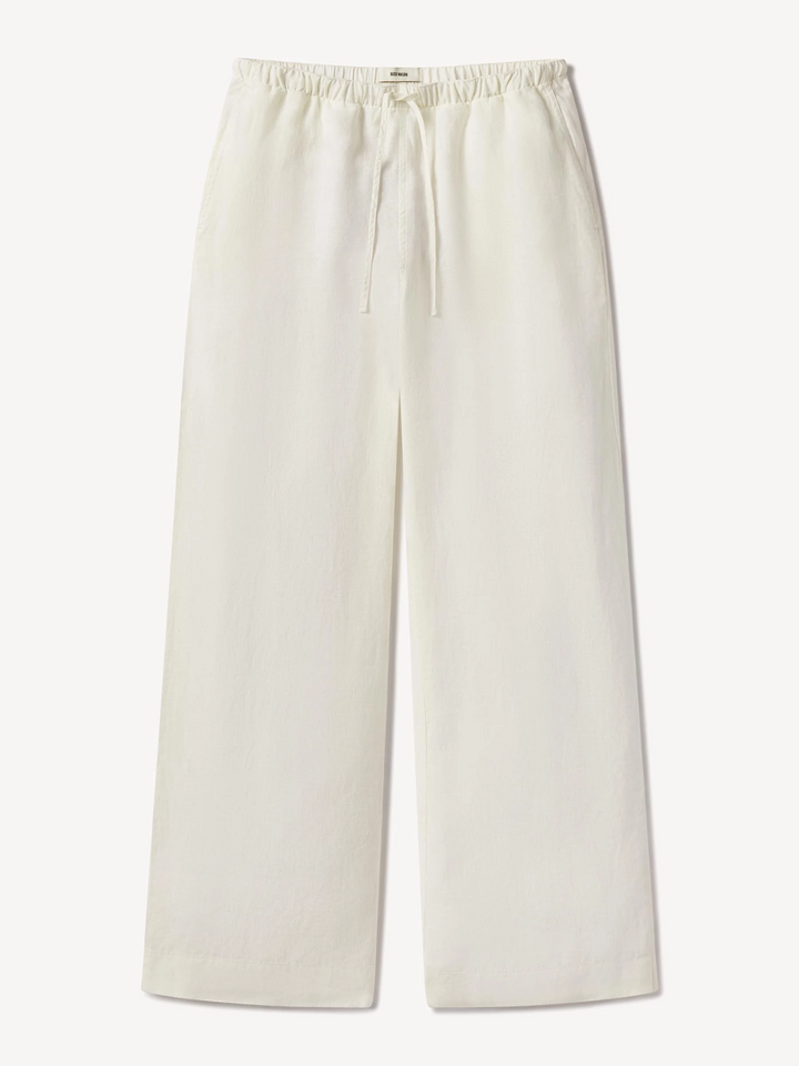 Crosshatch Linen Easy Pant