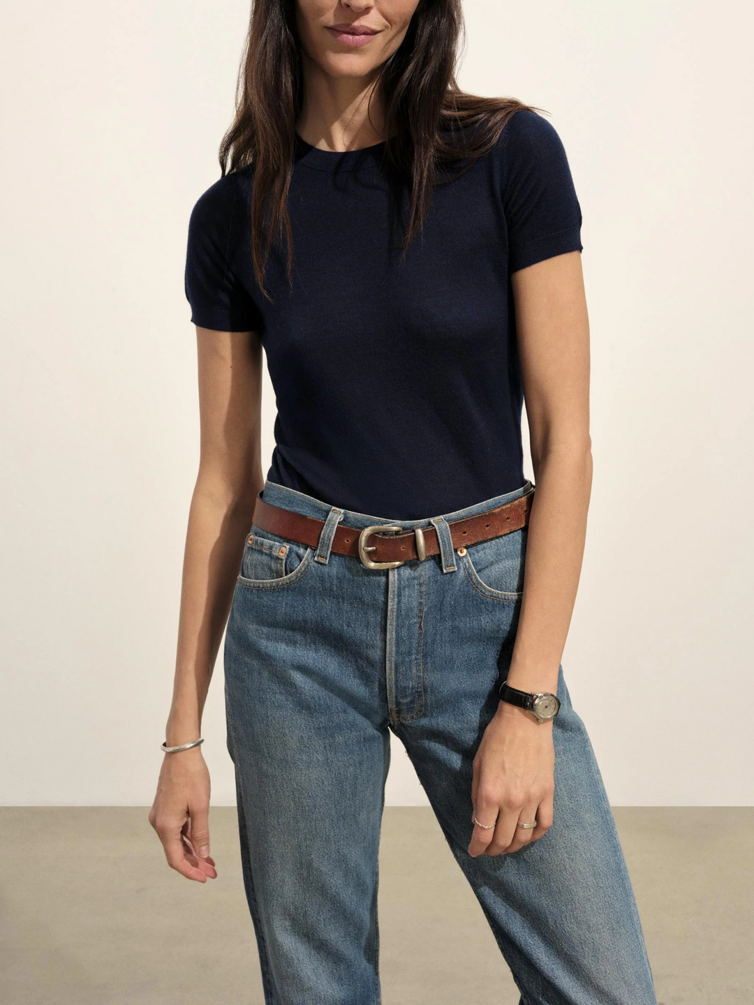 Featherweight Silk Cashmere Tee