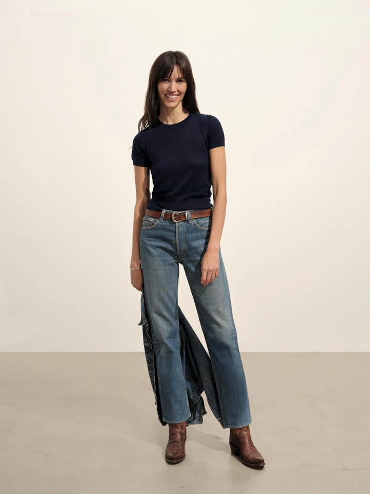 Featherweight Silk Cashmere Tee