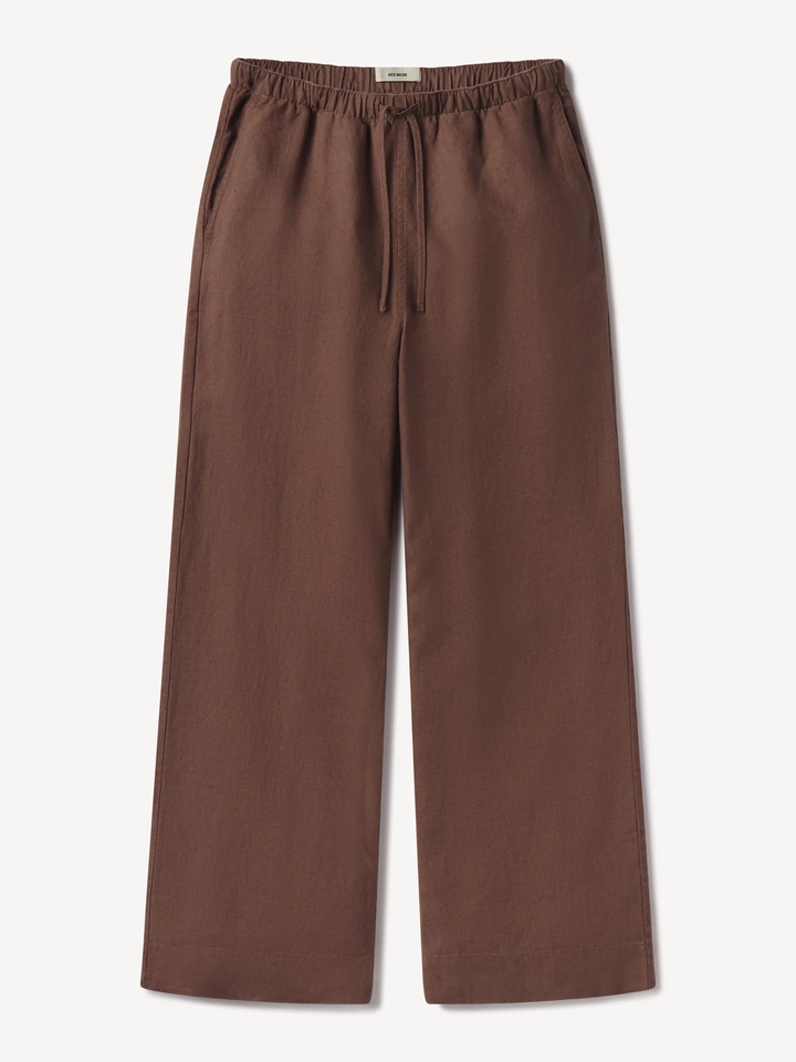 Crosshatch Linen Easy Pant