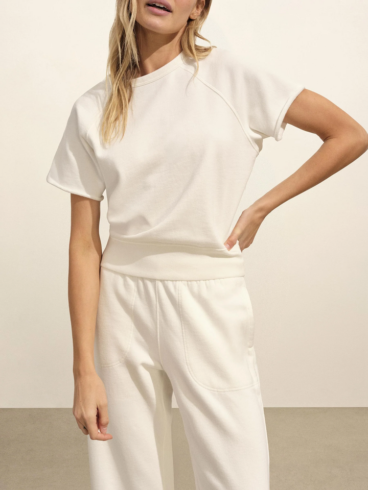 Tropez Terry Cloth Wide Leg Pant