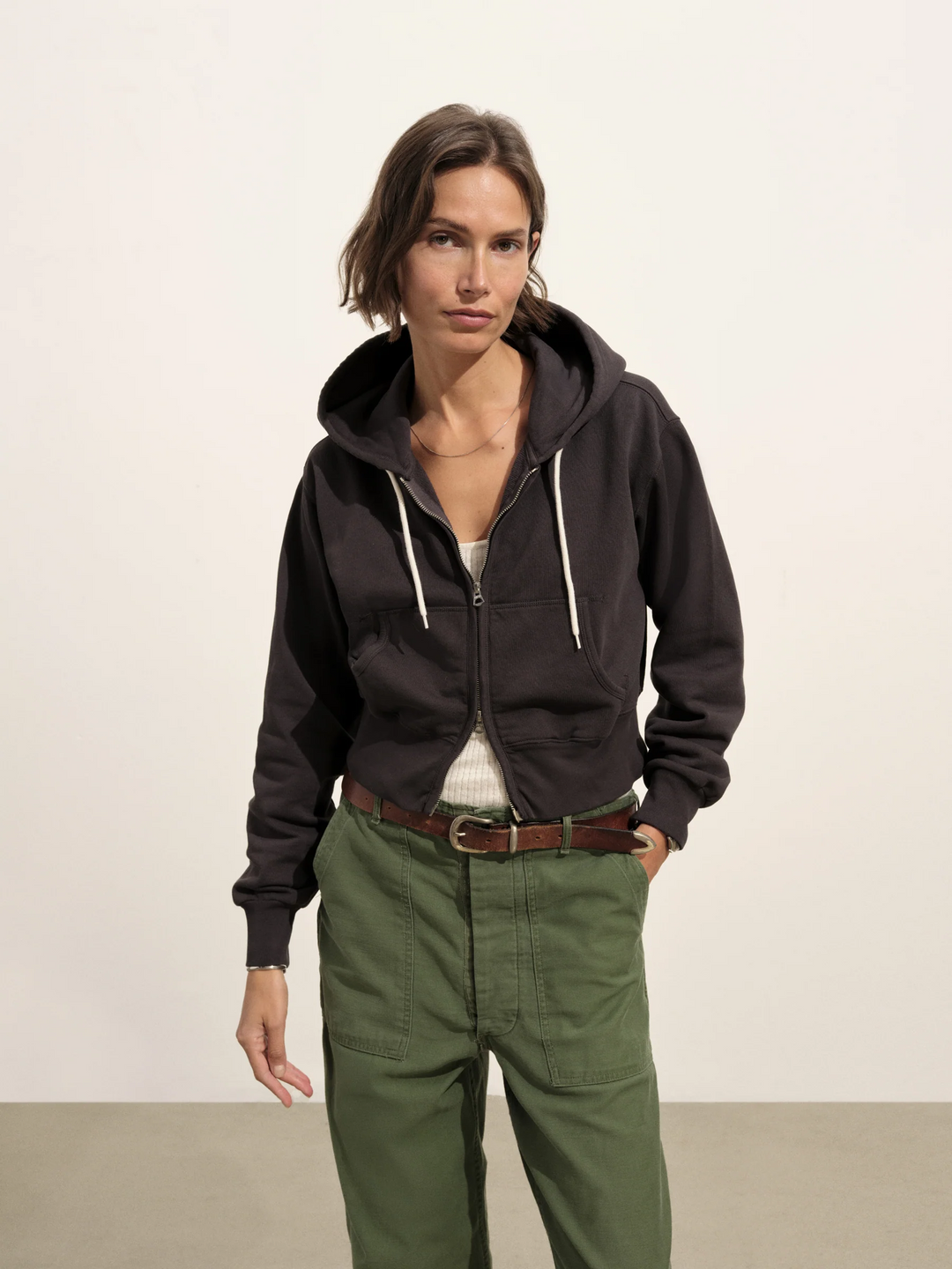 Vintage Interloop Full-Zip Hoodie